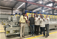 印度子公司首条维修翻新抛光线顺利出厂