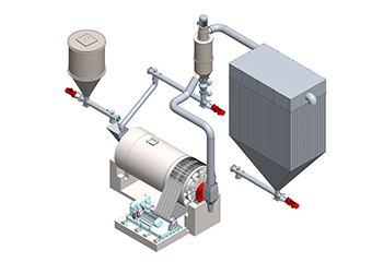粉体连续球磨系统