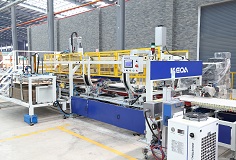 更紧凑更高效，科达第三代大板包装机成功投产